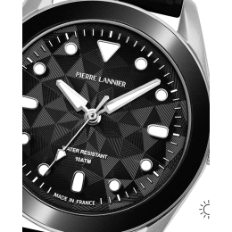 Montre Mixte Pierre Lannier X 10ATM Bora Nuit Noire 207K133