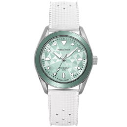 Montre Mixte Pierre Lannier X ATM, BORA en acier et caoutchouc FKM et cadran vert 207K171