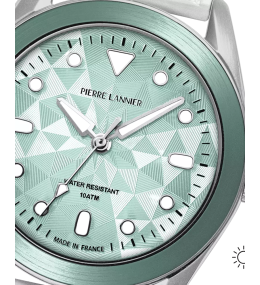 Montre Mixte Pierre Lannier X 10ATM Bora Lagon Céladon 207K171