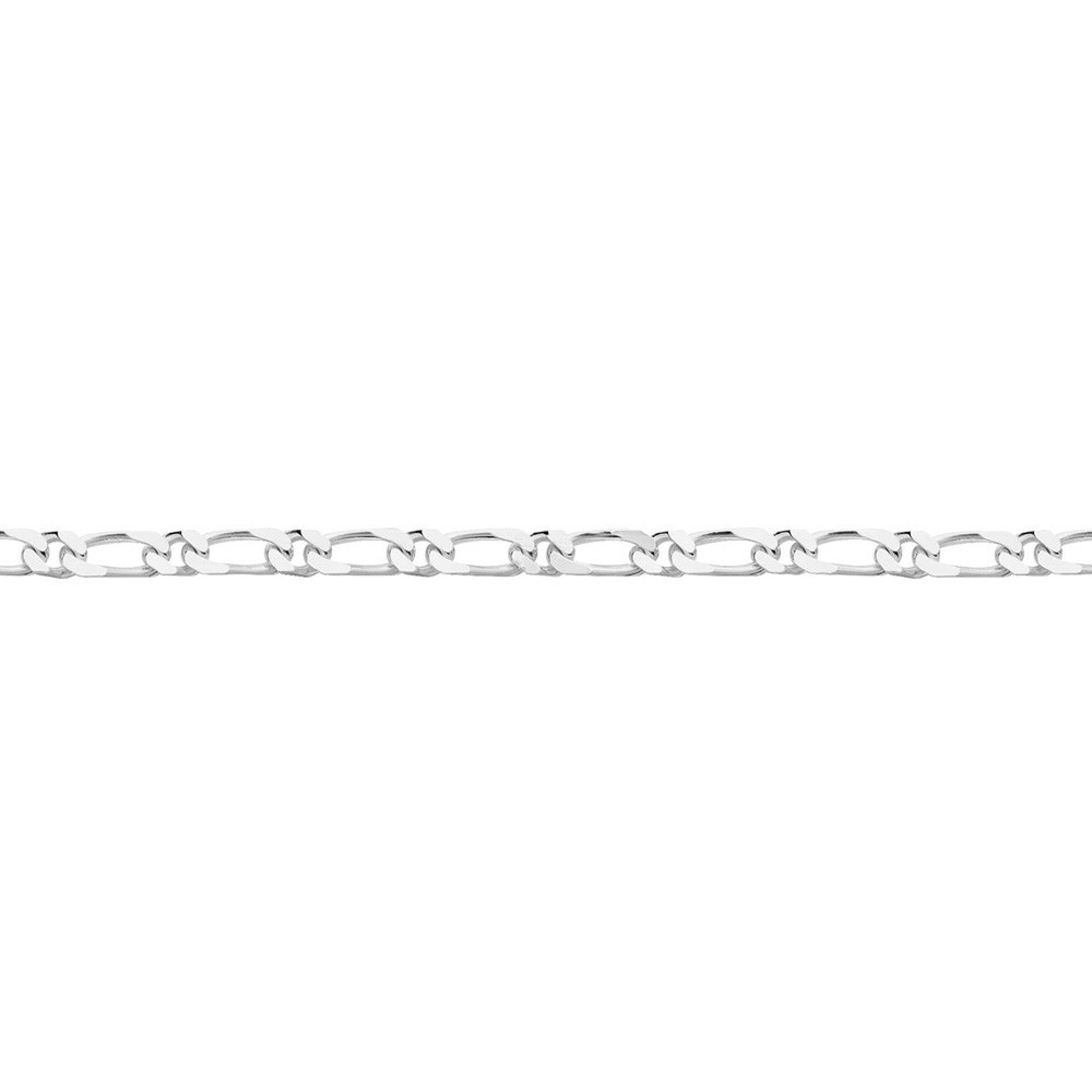 Chaîne argent 925/1000, mailles alternées 1+1, largeur 6,00 mm, longueur 45 cm by Stauffer