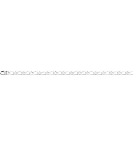 Chaîne Argent 925/1000 Maille Alternée 1+1 6 mm 50 cm par Stauffer