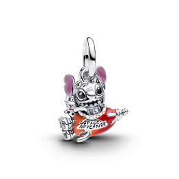 Charm Pandora Disney Stitch et sa navette spatiale en argent 925/1000 793742C01