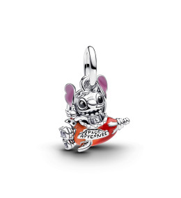 Charm Pandora Disney Stitch et sa navette spatiale en argent 925/1000 793742C01