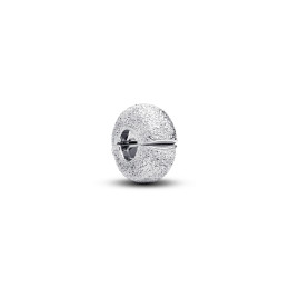Charm clip mini Pandora texturé en argent 925/1000 794771C00