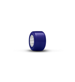 Charm mini Pandora en verre de Murano bleu en argent 925/1000 794773C01