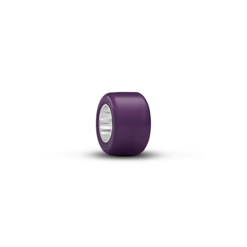 Charm mini Pandora en verre de Murano violet en argent 925/1000 794773C03
