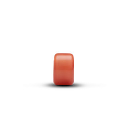 Mini Charm Pandora Verre de Murano Orange Argent (794773C04)