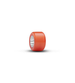 Charm mini Pandora en verre de Murano orange en argent 925/1000 794773C04
