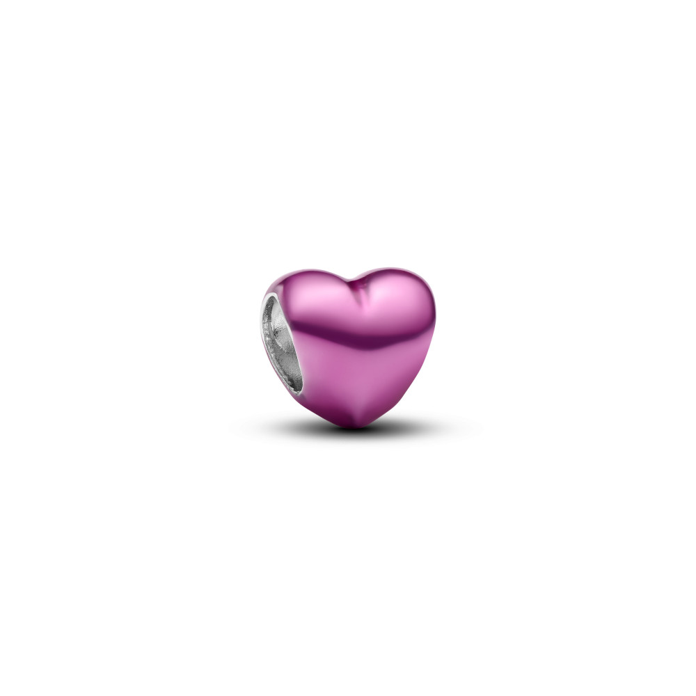 Charm mini Pandora coeur rose en argent 925/1000 794785C01