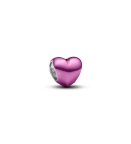 Charm mini Pandora coeur rose en argent 925/1000 794785C01