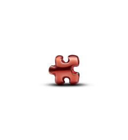 Mini Charm Pandora Pièce de Puzzle Orange Argent (794816C01)