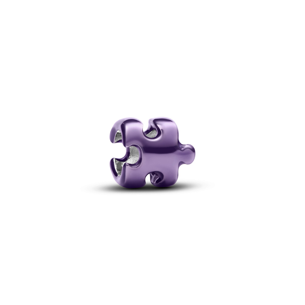 Charm mini Pandora pièce de puzzle violette en argent 925/1000 794816C02