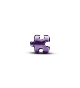 Mini Charm Pandora Pièce de Puzzle Violette Argent (794816C02)