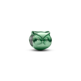 Charm mini Pandora chouette verte en argent 925/1000 794900C01
