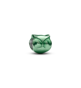 Charm mini Pandora chouette verte en argent 925/1000 794900C01