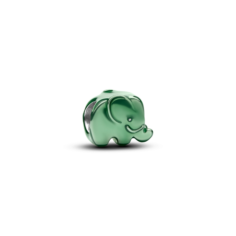 Charm mini Pandora éléphant vert en argent 925/1000 794901C01