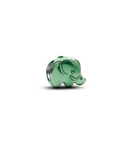 Charm mini Pandora éléphant vert en argent 925/1000 794901C01