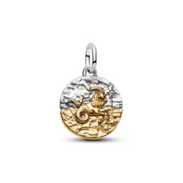 Charm Pandora Talisman zodiaque Capricorne en argent 925/1000 et métal doré or jaune 585/1000 764987C01
