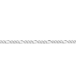 Bracelet argent 925/1000, mailles alternées 1+3, largeur 5,00 mm, longueur 21 cm by Stauffer