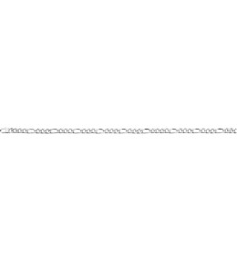 Bracelet Homme Argent 925 Maille Figaro 5 mm Stauffer (21 cm)