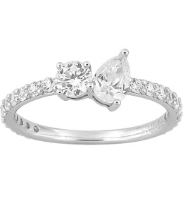 Bague classic Twist Murat Paris en Argent 925/1000 et oxydes de zirconium 307017.1