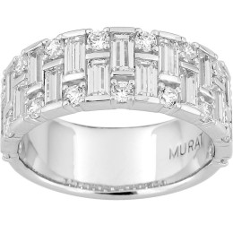 Bague Argent 925 Aube Pavée Murat Paris (307047.1)