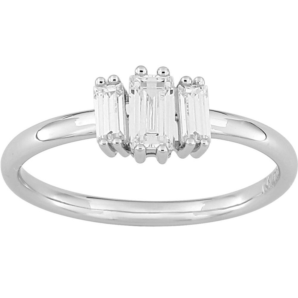 Bague Argent 925 Classic Twist Baguettes Murat Paris (307060.1)