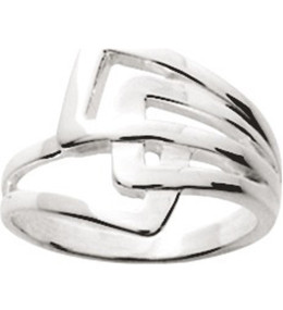 Bague graphique en Argent 925/1000 by Stauffer