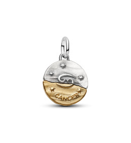 Charm Médaillon Pandora Zodiaque Cancer Bicolore (764984C01)