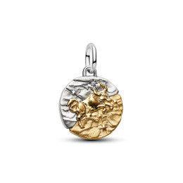 Charm Pandora Talisman zodiaque Taureau en argent 925/1000 et métal doré or jaune 585/1000 764986C01