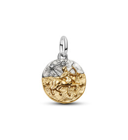 Charm Pandora Talisman zodiaque Sagittaire en argent 925/1000 et métal doré or jaune 585/1000 764988C01