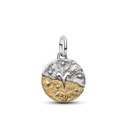 Charm Médaillon Pandora Zodiaque Bélier Bicolore (764993C01)
