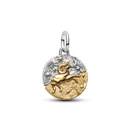 Charm Pandora Talisman zodiaque Bélier en argent 925/1000 et métal doré or jaune 585/1000 764993C01