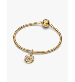 Charm Pendentif Pandora Horizon de Paris Doré Or 14k (764917C01)