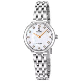 Montre femme Festina Mademoiselle en acier cadran nacre 20744/1