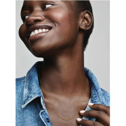 Collier Femme Pandora Maille Gourmette Doré Or 14k (368638C00-60)