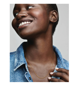 Collier Femme Pandora Maille Gourmette Doré Or 14k (368638C00-60)