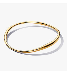 Bracelet Rigide Femme Pandora Forme Organique Doré Or 14k (563317C00)