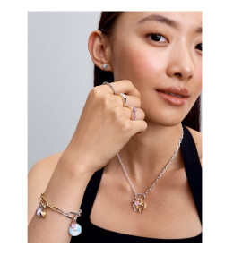 Bracelet Femme Pandora ME Maillons Ouvrables Bicolore (563689C00)
