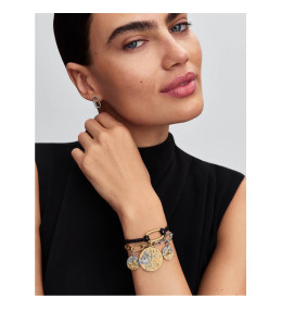 Bracelet Femme Pandora ME Maillons Ouvrables Bicolore (563689C00)