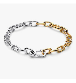 Bracelet Femme Pandora ME Maillons Ouvrables Bicolore (563689C00)
