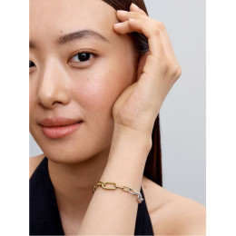 Bracelet Femme Pandora ME Maillons Ouvrables Bicolore (563689C00)