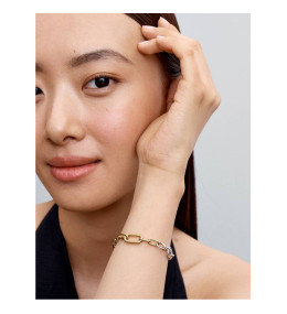 Bracelet Femme Pandora ME Maillons Ouvrables Bicolore (563689C00)