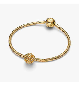 Charm Cœur Ajouré Métal Doré Or Jaune 14k (760964C00)