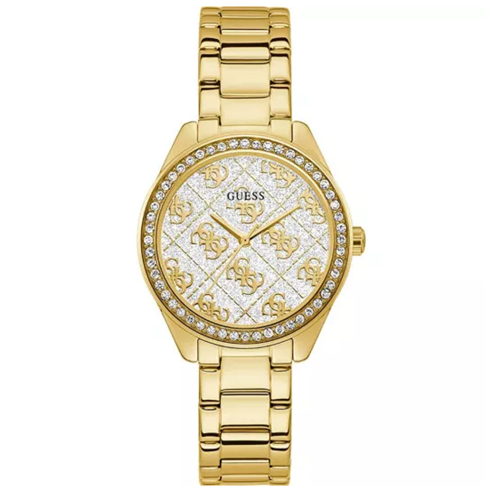 Montre femme GUESS SUGAR en acier PVD jaune GW0001L2