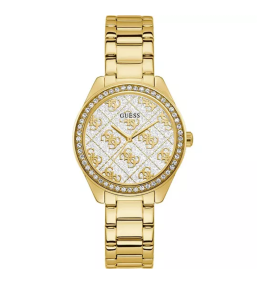 Montre femme GUESS SUGAR en acier PVD jaune GW0001L2