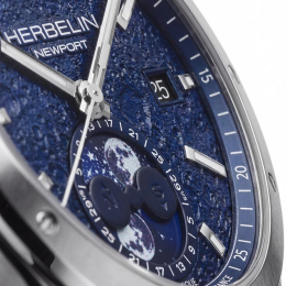 Montre Homme HERBELIN Newport Automatique Phases de Lune - 2889B15