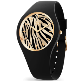 Montre ICE WATCH, ICE WILD, Black gold zebra, Small 37 MM 025894