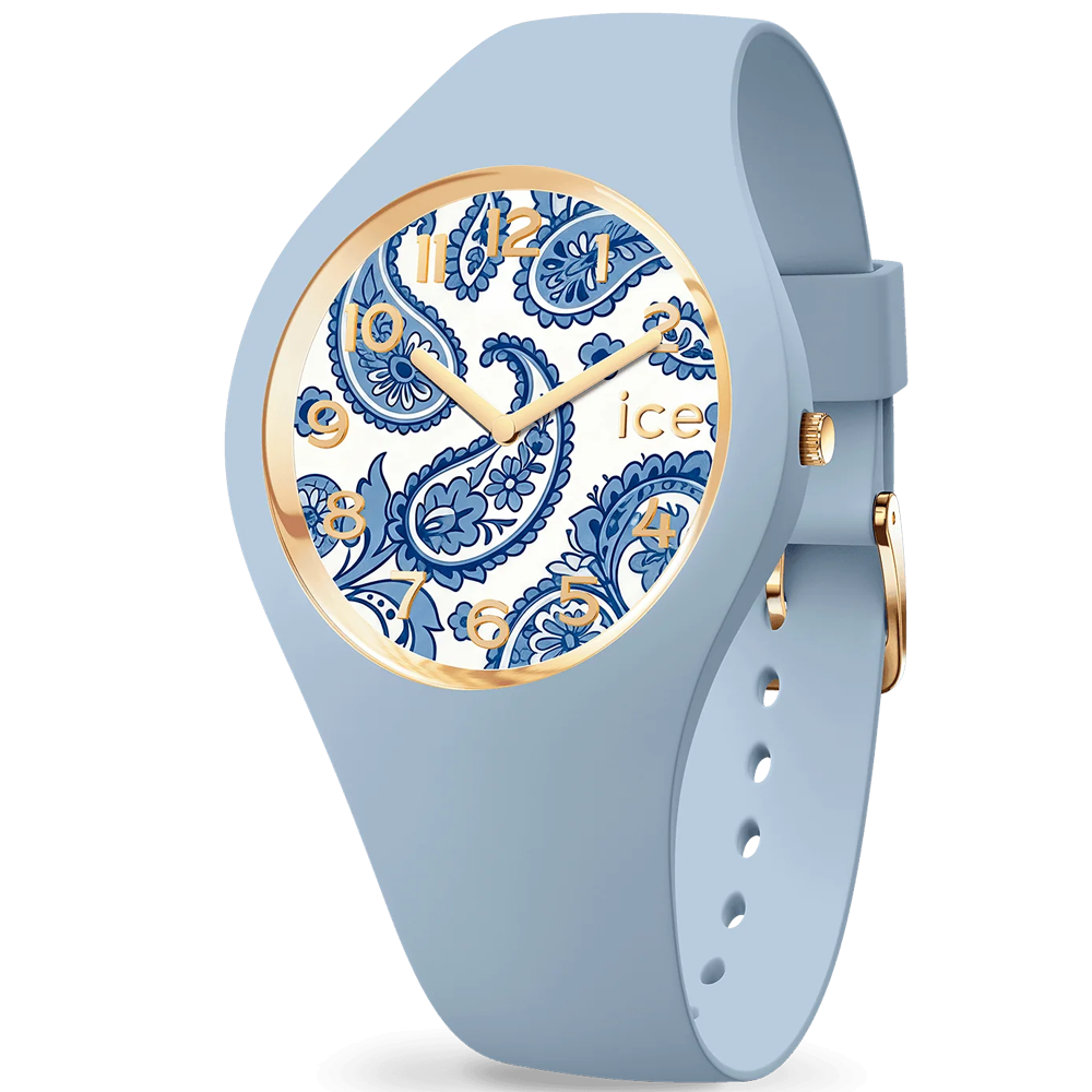 Montre ICE WATCH, ICE FLOWER, Blue aura, Small 37 MM 025899