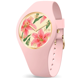 Montre ICE WATCH, ICE FLOWER, Soft pink Lily, Small 37 MM 025900